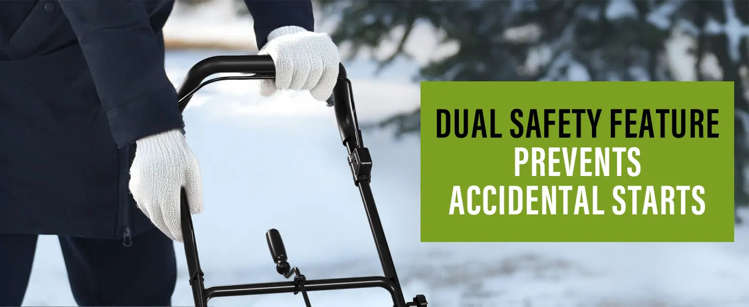 Deli Steelite 42V 20" Cordless Snow Blower – 850 Lbs/Min, Dual 4.0Ah Batteries & Charger Included – Effortless Snow Removal