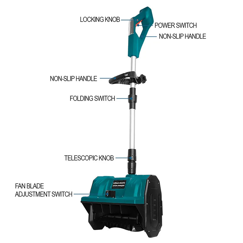 PowerSweep 1200 Pro – Cordless Electric Snow Sweeper